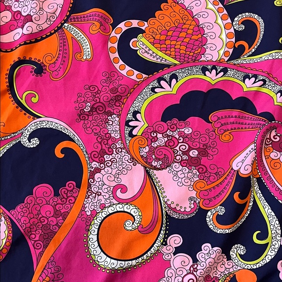 Trina Turk Pink Paisley Print Top - Picture 4 of 5